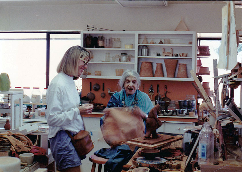 04 Beatrice Wood in studio_